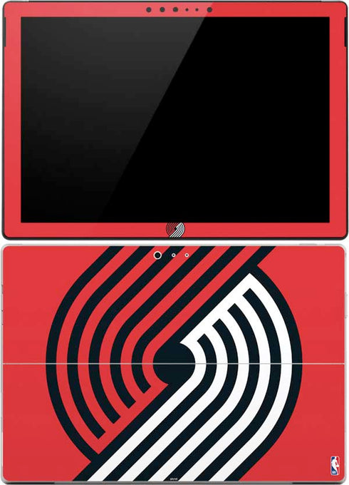 NBA Portland Trail Blazers Large Logo Surface Pro (2017) Skin