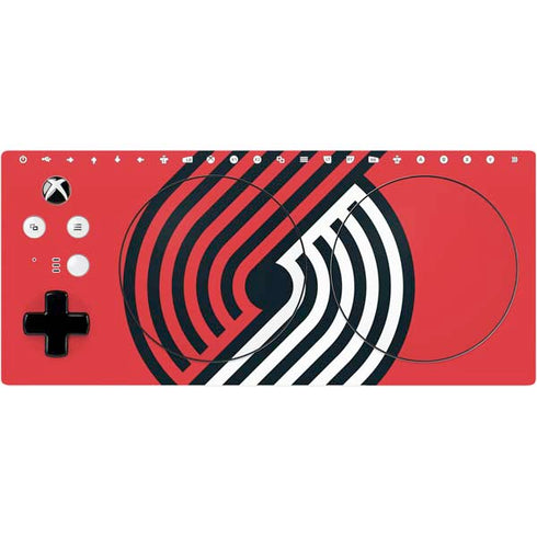 NBA Portland Trail Blazers Large Logo Xbox Adaptive Controller Skin