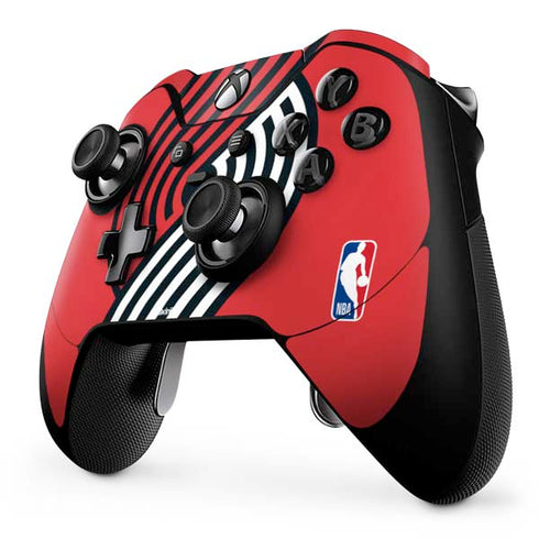 NBA Portland Trail Blazers Large Logo Xbox One Elite Controller Skin