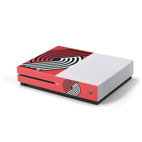 NBA Portland Trail Blazers Large Logo Xbox One S Console Skin