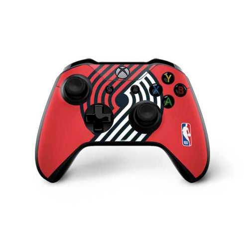 NBA Portland Trail Blazers Large Logo Xbox One X Controller Skin