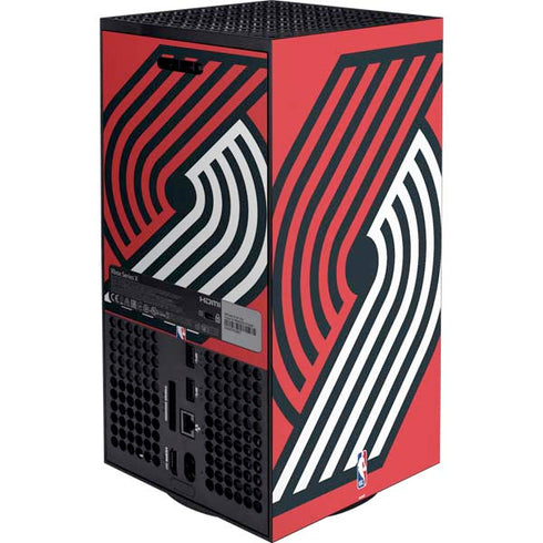 NBA Portland Trail Blazers Large Logo Xbox Series X Bundle Skin
