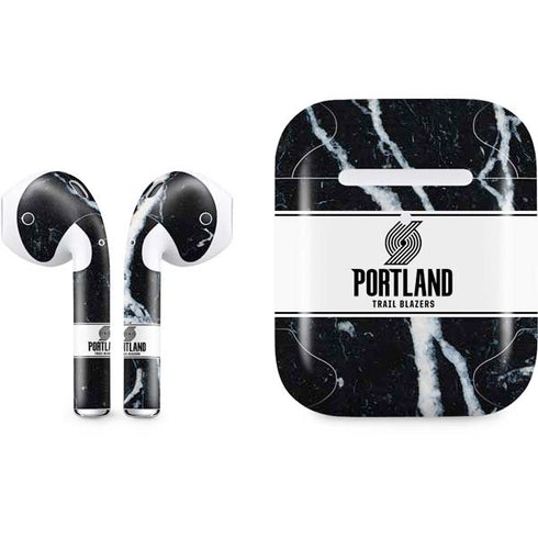 NBA Portland Trail Blazers Marble Apple AirPods 2 Skin
