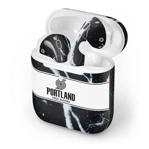 NBA Portland Trail Blazers Marble Apple AirPods 2 Skin