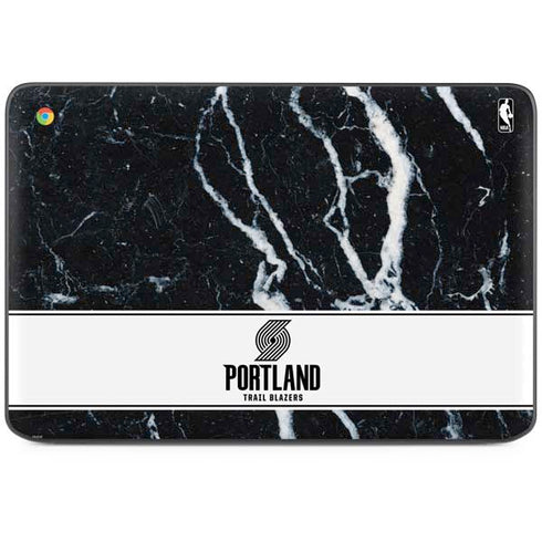 NBA Portland Trail Blazers Marble HP Chromebook Skin