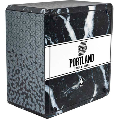 NBA Portland Trail Blazers Marble Cooler Master MasterBox Q300L Mini Tower Skin