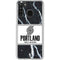 NBA Portland Trail Blazers Marble Galaxy A21 Clear Case