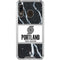 NBA Portland Trail Blazers Marble Galaxy A30 Clear Case