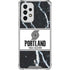 NBA Portland Trail Blazers Marble Galaxy A33 5G Clear Case