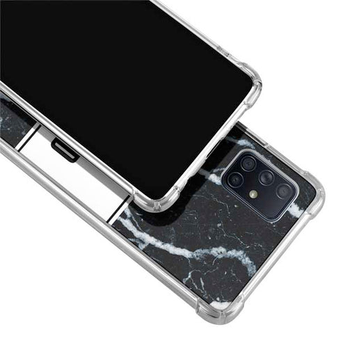 NBA Portland Trail Blazers Marble Galaxy A51 5G Clear Case