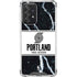 NBA Portland Trail Blazers Marble Galaxy A52 5G Clear Case