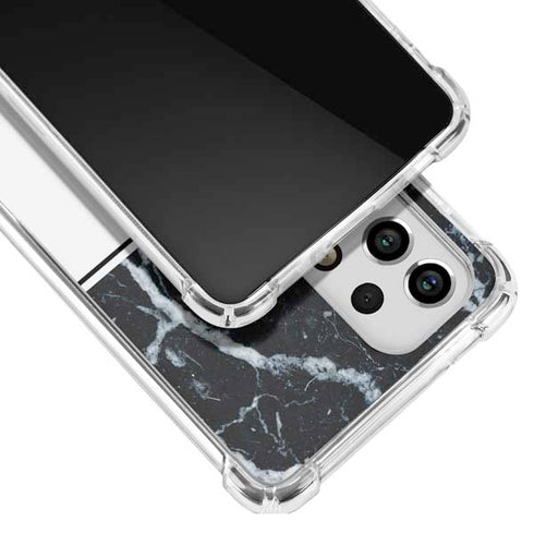 NBA Portland Trail Blazers Marble Galaxy A53 5G Clear Case