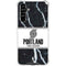 NBA Portland Trail Blazers Marble Galaxy A54 5G Clear Case