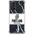 NBA Portland Trail Blazers Marble Galaxy A72 5G Clear Case