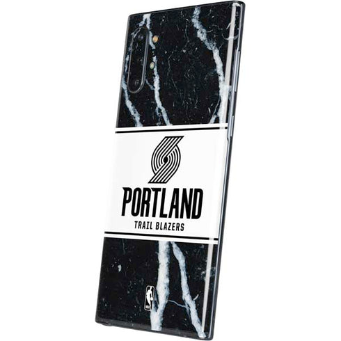 NBA Portland Trail Blazers Marble Galaxy Note 10 Plus Skin