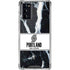 NBA Portland Trail Blazers Marble Galaxy Note20 5G Clear Case