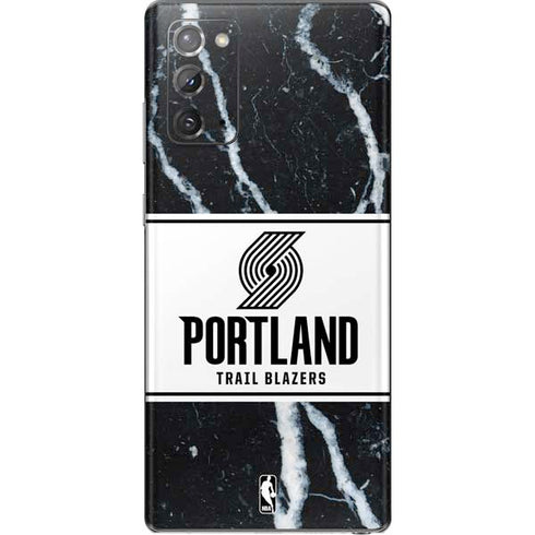 NBA Portland Trail Blazers Marble Galaxy Note20 5G Skin