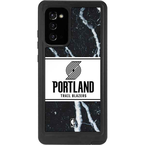 NBA Portland Trail Blazers Marble Galaxy Note20 5G Waterproof Case