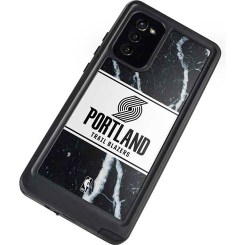 NBA Portland Trail Blazers Marble Galaxy Note20 5G Waterproof Case
