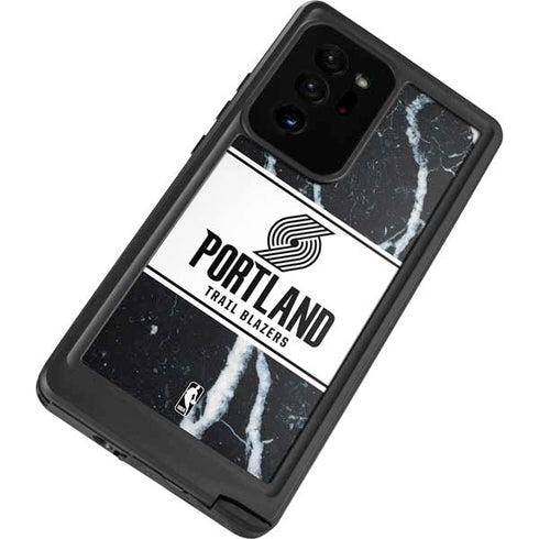 NBA Portland Trail Blazers Marble Galaxy Note20 Ultra 5G Waterproof Case