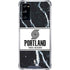 NBA Portland Trail Blazers Marble Galaxy S20 FE Clear Case