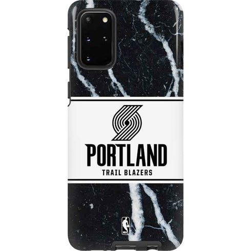 NBA Portland Trail Blazers Marble Galaxy S20 Plus Pro Case