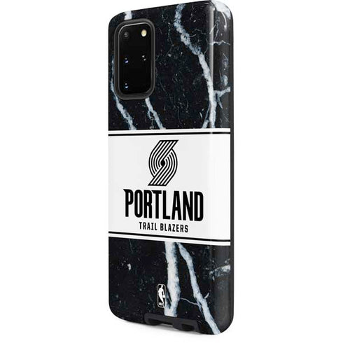 NBA Portland Trail Blazers Marble Galaxy S20 Plus Pro Case