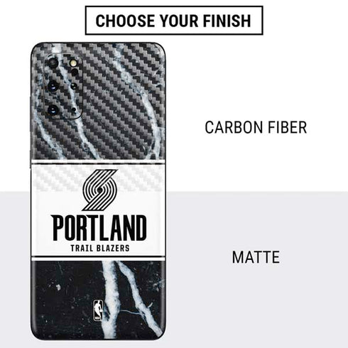NBA Portland Trail Blazers Marble Galaxy S20 Plus Skin