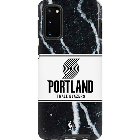 NBA Portland Trail Blazers Marble Galaxy S20 Pro Case