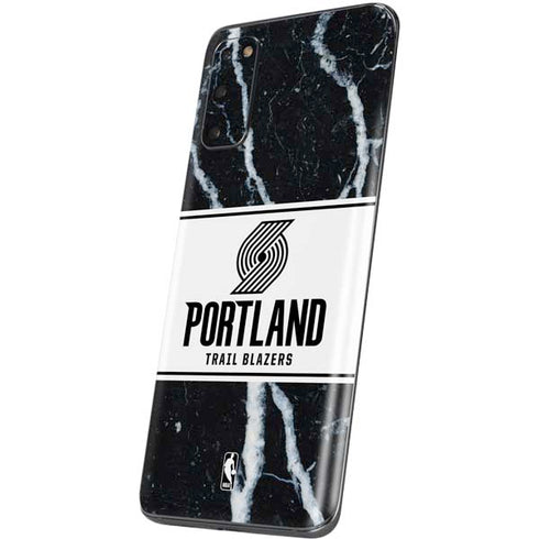 NBA Portland Trail Blazers Marble Galaxy S20 Skin