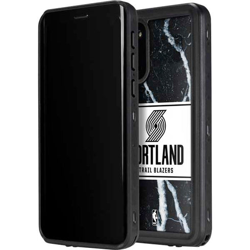 NBA Portland Trail Blazers Marble Galaxy S20 Waterproof Case