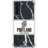 NBA Portland Trail Blazers Marble Galaxy S21 5G Clear Case