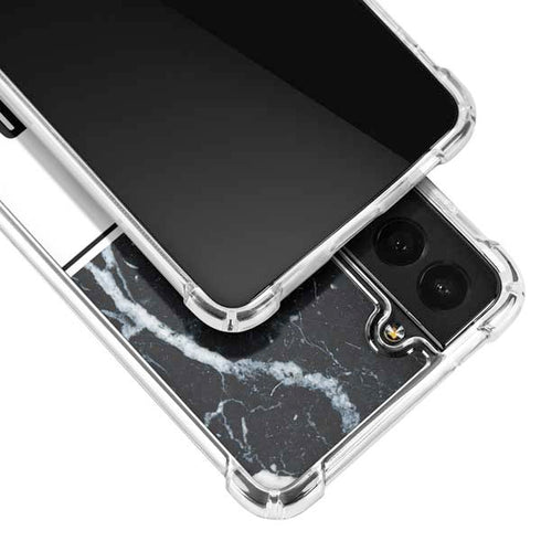NBA Portland Trail Blazers Marble Galaxy S21 5G Clear Case