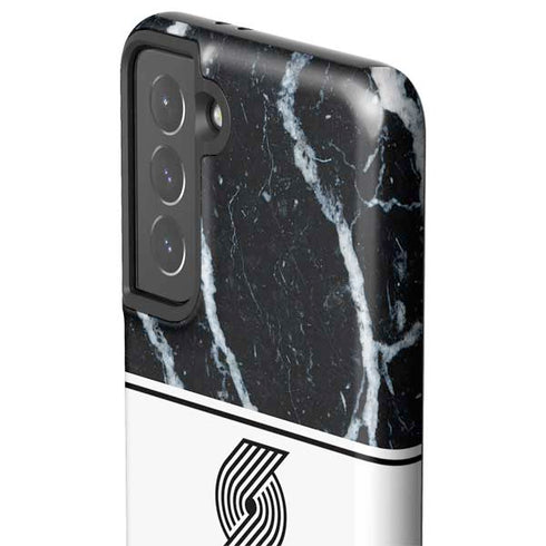 NBA Portland Trail Blazers Marble Galaxy S21 5G Pro Case