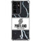 NBA Portland Trail Blazers Marble Galaxy S21 Ultra 5G Clear Case