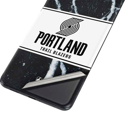 NBA Portland Trail Blazers Marble Galaxy S21 Ultra 5G Skin