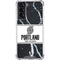 NBA Portland Trail Blazers Marble Galaxy S22 Clear Case