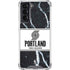 NBA Portland Trail Blazers Marble Galaxy S22 Clear Case