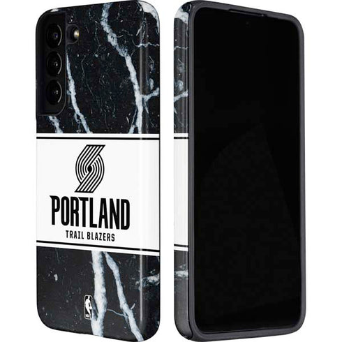 NBA Portland Trail Blazers Marble Galaxy S22 Pro Case