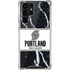 NBA Portland Trail Blazers Marble Galaxy S22 Ultra Clear Case