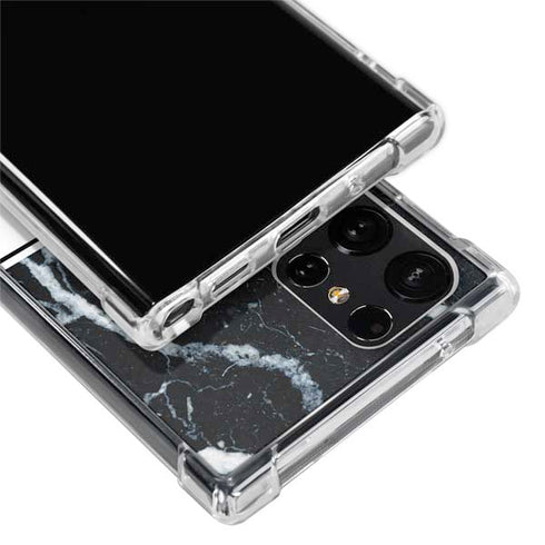 NBA Portland Trail Blazers Marble Galaxy S22 Ultra Clear Case