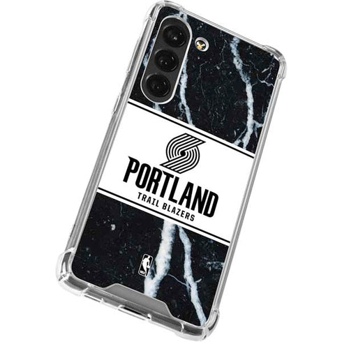 NBA Portland Trail Blazers Marble Galaxy S23 Clear Case