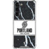 NBA Portland Trail Blazers Marble Galaxy S23 Plus Clear Case