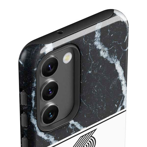 NBA Portland Trail Blazers Marble Galaxy S23 Plus Pro Case