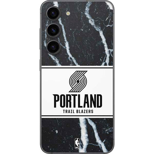 NBA Portland Trail Blazers Marble Galaxy S23 Skin