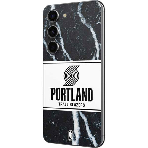 NBA Portland Trail Blazers Marble Galaxy S23 Skin