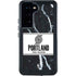 NBA Portland Trail Blazers Marble Galaxy S23 Waterproof Case