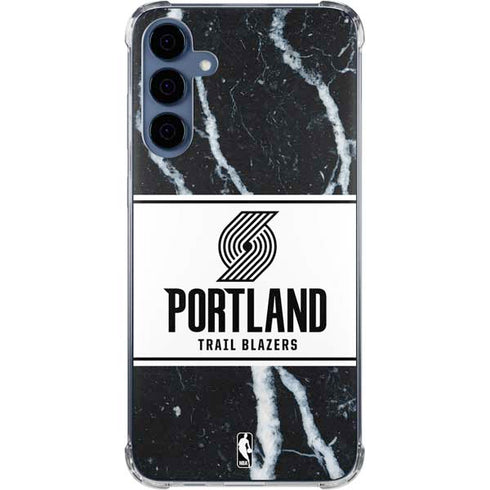 NBA Portland Trail Blazers Marble Galaxy S24 Clear Case