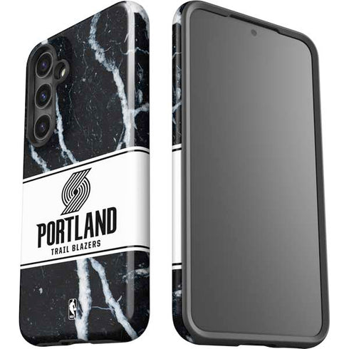 NBA Portland Trail Blazers Marble Galaxy S24 Impact Case