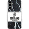 NBA Portland Trail Blazers Marble Galaxy S24 Plus Clear Case